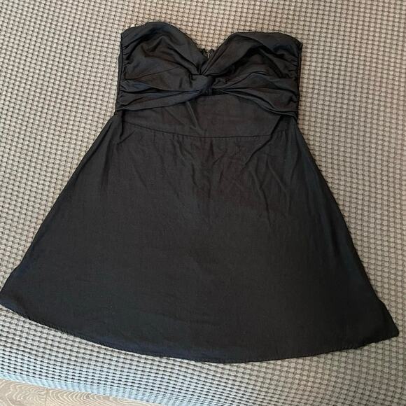 Princess Polly Dress | Womens Black Strapless Mini‎ Dress | Size 10 - Picture 6 of 10